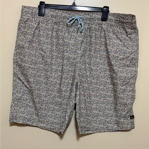 Rails Gray Patterned Men's Swim Shorts